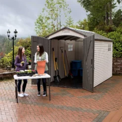 Lifetime 7 X 12ft Outdoor Storage Shed - Installation Included 15 Lifetime 7 X 12ft Outdoor Storage Shed - Installation Included -Elise Bloom 13911317 6224978028092695