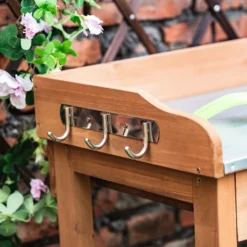 Garden Potting Bench With Two Drawers & Shelf 13 Garden Potting Bench With Two Drawers & Shelf -Elise Bloom 13967031 1955014369363851