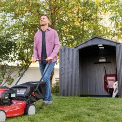 Lifetime 7x7ft Outdoor Storage Shed - Rough-Cut Grey 16 Lifetime 7x7ft Outdoor Storage Shed - Rough-Cut Grey -Elise Bloom 13997403 1125000054921586
