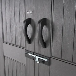 Lifetime 7x7ft Outdoor Storage Shed - Rough-Cut Grey 21 Lifetime 7x7ft Outdoor Storage Shed - Rough-Cut Grey -Elise Bloom 13997403 1835000055142995