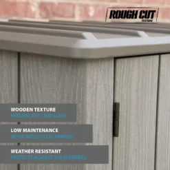 LIFETIME 1500L Vertical Storage Shed - Rough-Cut Brown 14 LIFETIME 1500L Vertical Storage Shed - Rough-Cut Brown -Elise Bloom 13997404 4544999835315715