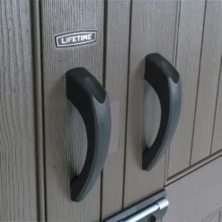 Lifetime 7x7ft Outdoor Storage Shed - Beige 19 Lifetime 7x7ft Outdoor Storage Shed - Beige -Elise Bloom 13997407 8414999835023317