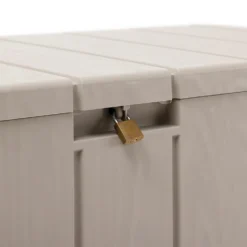 Toomax Bravo Garden Storage Box 270L - Warm Grey 18 Toomax Bravo Garden Storage Box 270L - Warm Grey -Elise Bloom 13997481 1505004537275931
