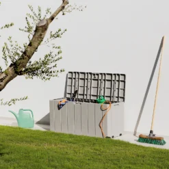 Toomax Bravo Garden Storage Box 270L - Warm Grey 21 Toomax Bravo Garden Storage Box 270L - Warm Grey -Elise Bloom 13997481 1945004537356445