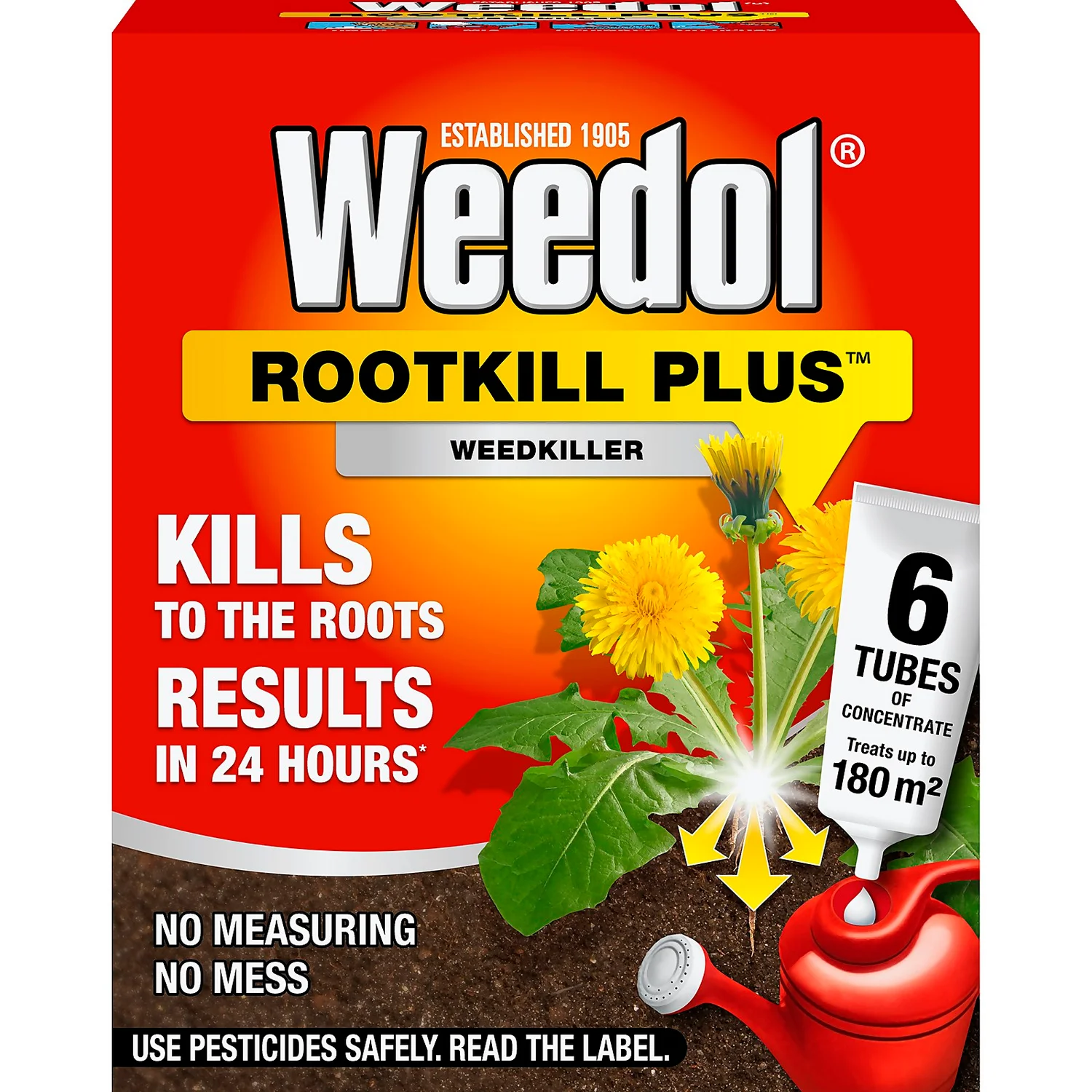 Weedol Rootkill Plus 6 Liquid Concentrate Tubes 3 Weedol Rootkill Plus 6 Liquid Concentrate Tubes
