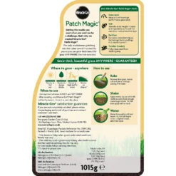 Miracle-Gro Patch Magic Grass Seed, Feed & Coir 1015g 7 Miracle-Gro Patch Magic Grass Seed, Feed & Coir 1015g -Elise Bloom 14014510 8245001686106924