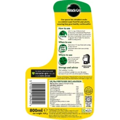 Miracle-Gro All Purpose Concentrated Liquid Plant Food 800ml 9 Miracle-Gro All Purpose Concentrated Liquid Plant Food 800ml -Elise Bloom 14014512 8405034803274408